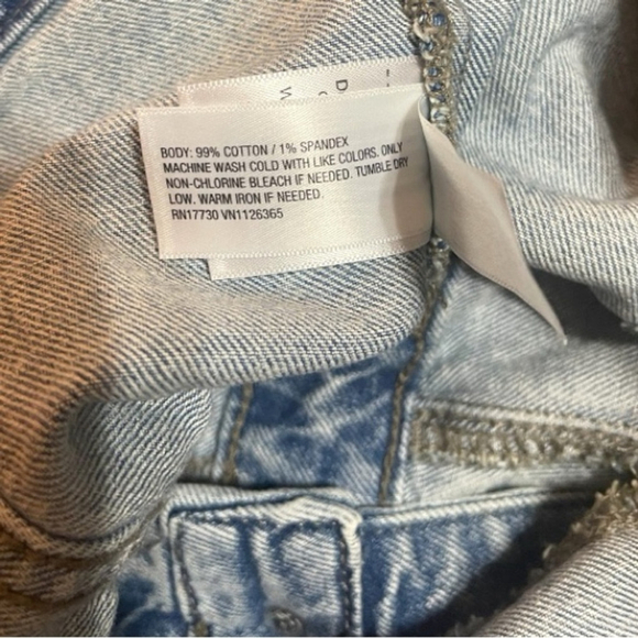 Women's Halter Denim Midi Dress Universal Thread Medium Wash Size 0 Open Back - Picture 6 of 7